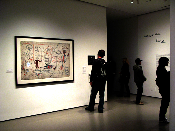 © Julie Chetaille | new york fall 2009 | a enfin trouvé Basquiat à New York...un tableau, c'est un début