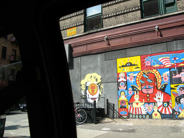 © Julie Chetaille | new york summer 2010 | A glimpse of Manhattan (on the way to a pool party in New Jersey)